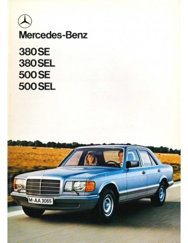 1980 MERCEDES BENZ S KLASSE PROSPEKT NIEDERLANDISCH