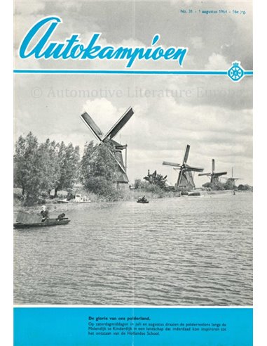 1964 AUTOKAMPIOEN MAGAZIN 31 NIEDERLÄNDISCH