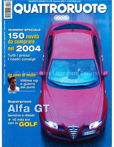 2003 QUATTRORUOTE MAGAZINE 579 ITALIAANS