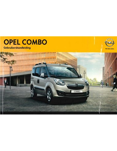 2012 OPEL COMBO INSTRUCTIEBOEKJE NEDERLANDS