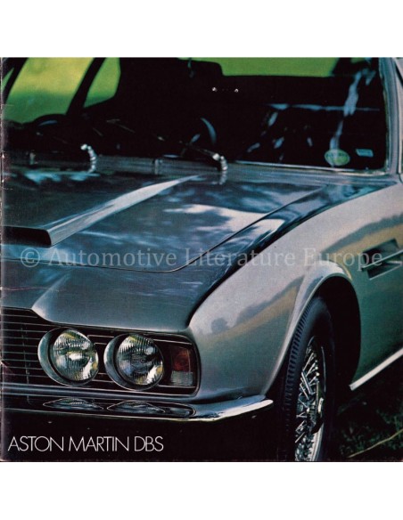 1971 ASTON MARTIN DBS BROCHURE ENGLISH