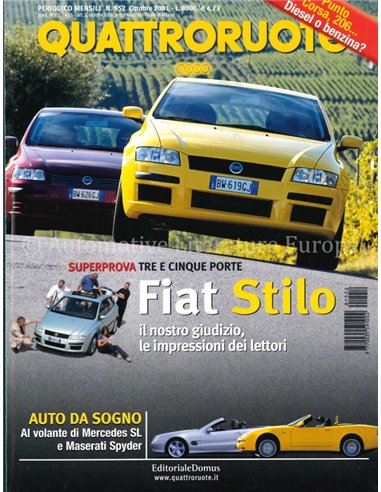 2001 QUATTRORUOTE MAGAZIN 552 ITALIENISCH