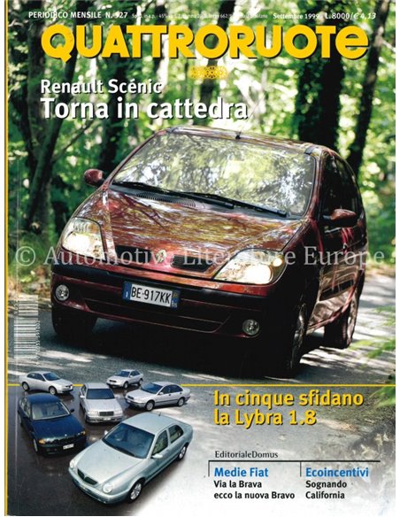 1999 QUATTRORUOTE MAGAZIN 527 ITALIENISCH