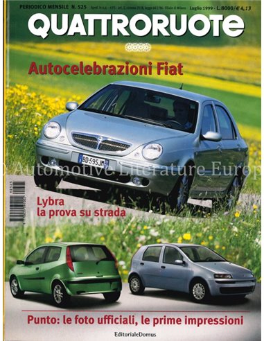 1999 QUATTRORUOTE MAGAZINE 525 ITALIAANS