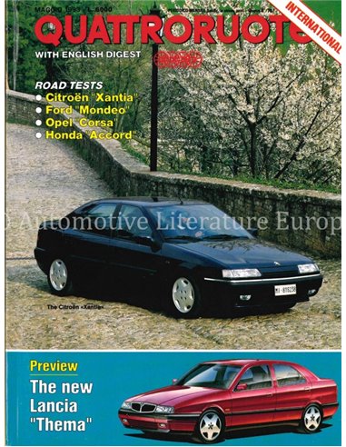 1993 QUATTRORUOTE MAGAZIN 451 ITALIENISCH