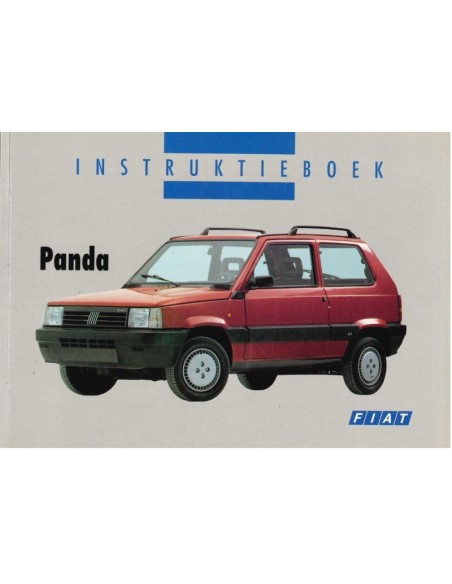 1989 FIAT PANDA BETRIEBSANLEITUNG NIEDERLÄNDISCH