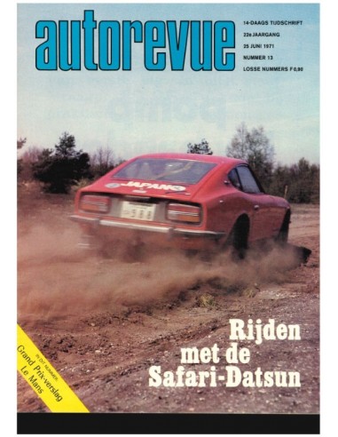 1971 AUTO REVUE MAGAZINE 13 DUTCH