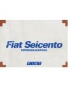 1998 FIAT SEICENTO INSTRUCTIEBOEKJE DUITS