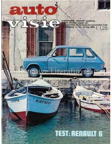 1969 AUTOVISIE MAGAZIN 34 NIEDERLÄNDISCH