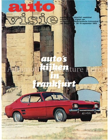 1969 AUTOVISIE MAGAZIN 38 NIEDERLÄNDISCH