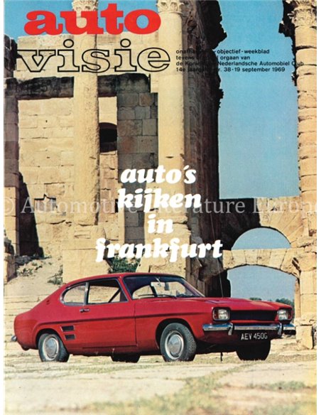 1969 AUTOVISIE MAGAZIN 38 NIEDERLÄNDISCH