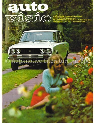 1969 AUTOVISIE MAGAZIN 45 NIEDERLÄNDISCH