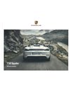 2021 PORSCHE 718 SPYDER HARDBACK BROCHURE FRENCH