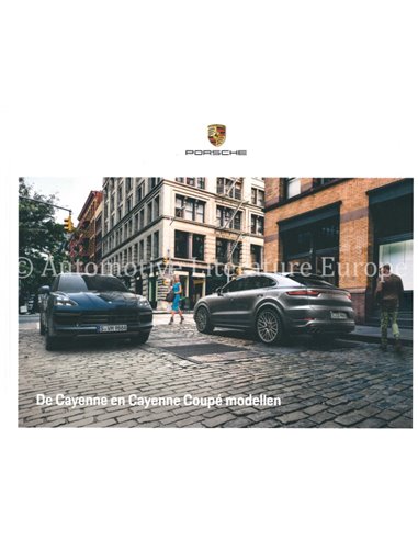 2021 PORSCHE CAYENNE & CAYENNE COUPÉ HARDCOVER PROSPEKT NIEDERLÄNDISCH