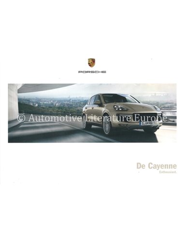 2016 PORSCHE CAYENNE HARDBACK BROCHURE DUTCH