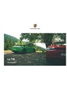 2021  PORSCHE 718 BOXTER & CAYMAN HARDCOVER BROCHURE ITALIAN