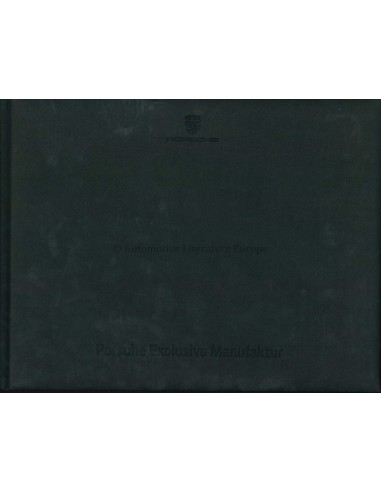 2017 PORSCHE EXCLUSIVE MANUFAKTUR HARDCOVER PROSPEKT FRANZÖSISCH