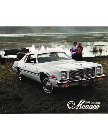 1978 DODGE MONACO PROSPEKT ENGLISCH