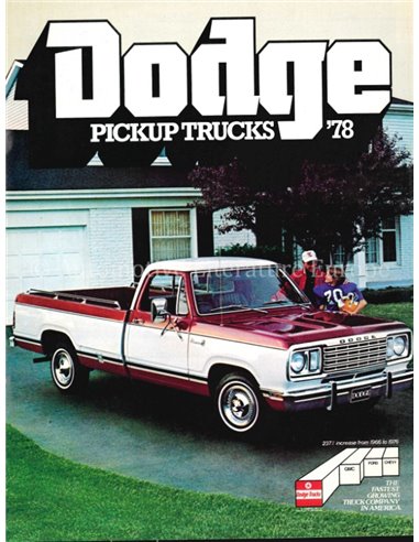 1978 DODGE PICKUP TRUCKS PROSPEKT ENGLISCH