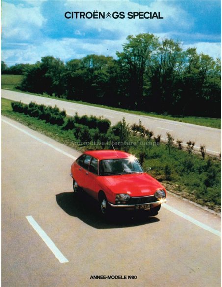 1980 CITROËN GS SPECIAL PROSPEKT FRANZÖSISCH