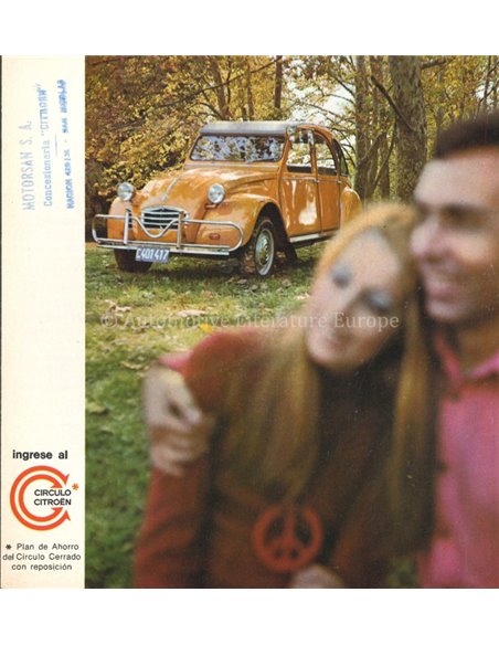 1969 CITROEN 3CV BROCHURE SPAANS