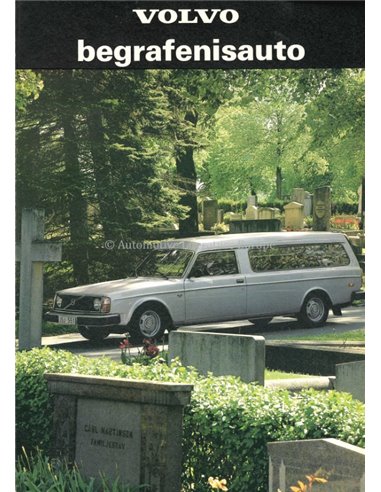 1974 VOLVO BEGRAFENISAUTO BROCHURE DUTCH