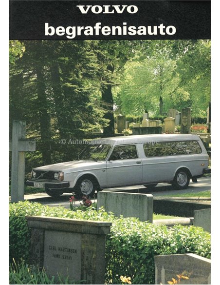 1974 VOLVO BEGRAFENISAUTO PROSPEKT NIEDERLANDISCH