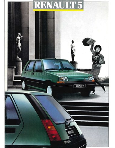 1987 RENAULT 5 BROCHURE SWEDISH