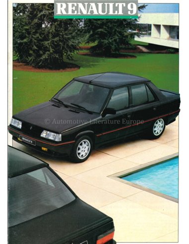 1988 RENAULT 9 BROCHURE DUTCH