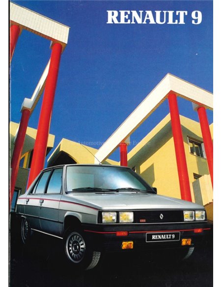 1986 RENAULT 9 BROCHURE DUTCH