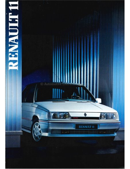 1987 RENAULT 11 BROCHURE ENGELS