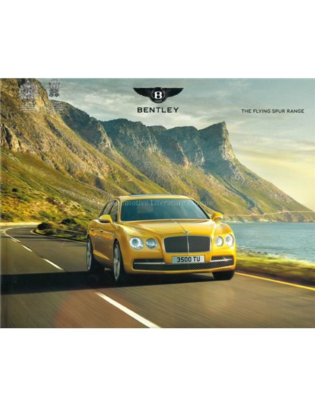 2016 BENTLEY DIE FLYING SPUR-BAUREIHE HARDCOVER BROCHURE DUITS