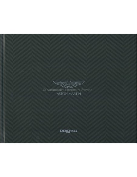 2015 ASTON MARTIN DB9 GT HARDCOVER PROSPEKT DEUTSCH