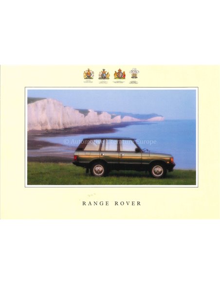 1992 LAND ROVER RANGE ROVER BROCHURE ENGELS