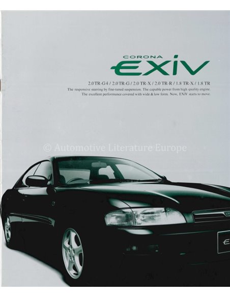 1994 TOYOTA CORONA EXIV BROCHURE JAPANESE