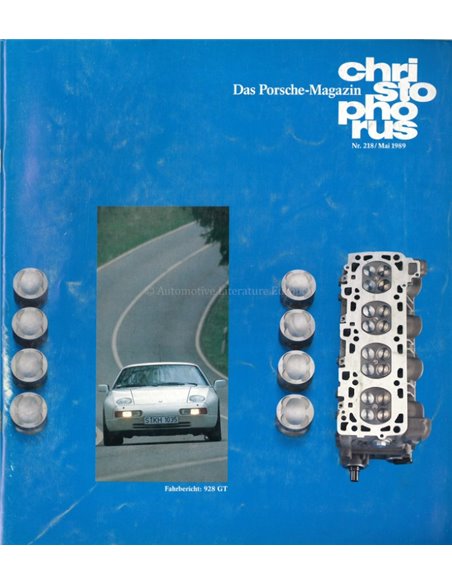 1989 PORSCHE CHRISTOPHORUS MAGAZINE 218 GERMAN