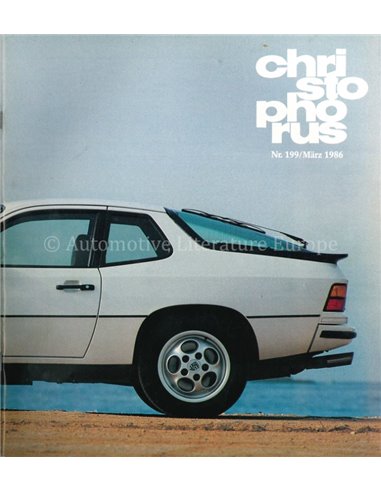 1986 PORSCHE CHRISTOPHORUS MAGAZIN 199 DEUTSCH