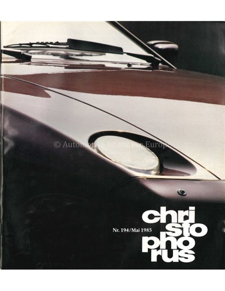 1985 PORSCHE CHRISTOPHORUS MAGAZIN 194 DEUTSCH