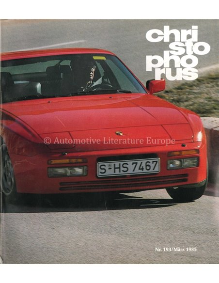 1985 PORSCHE CHRISTOPHORUS MAGAZIN 193 DEUTSCH