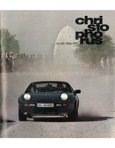 1977 PORSCHE CHRISTOPHORUS MAGAZINE 145 DUITS