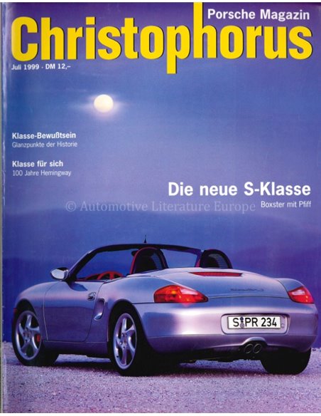 1999 PORSCHE CHRISTOPHORUS MAGAZINE 279 DUITS