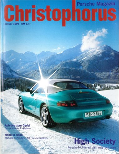 1999 PORSCHE CHRISTOPHORUS MAGAZINE 276 DUITS