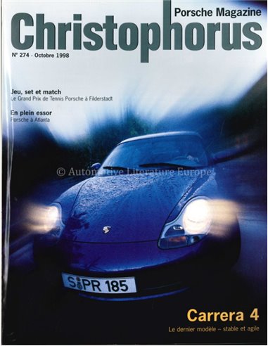 1998 PORSCHE CHRISTOPHORUS MAGAZIN 274 DEUTSCH