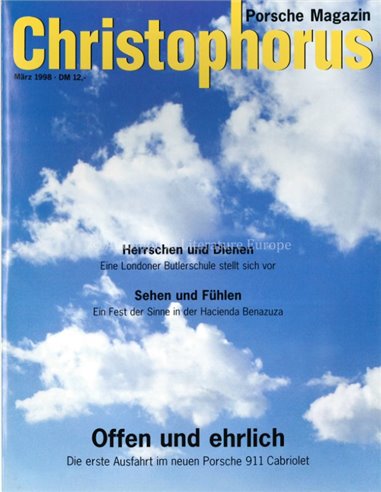 1998 PORSCHE CHRISTOPHORUS MAGAZINE 271 GERMAN