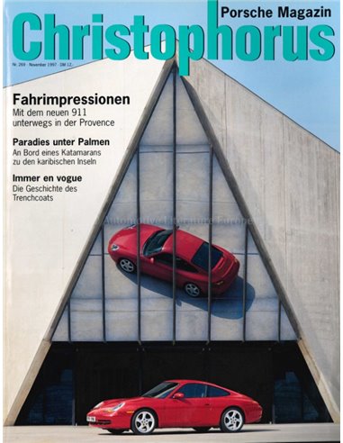 1997 PORSCHE CHRISTOPHORUS MAGAZIN 269 DEUTSCH