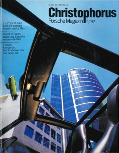 1997 PORSCHE CHRISTOPHORUS MAGAZINE 267 GERMAN