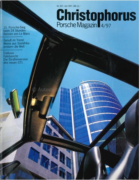 1997 PORSCHE CHRISTOPHORUS MAGAZIN 267 DEUTSCH