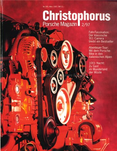 1997 PORSCHE CHRISTOPHORUS MAGAZIN 265 DEUTSCH