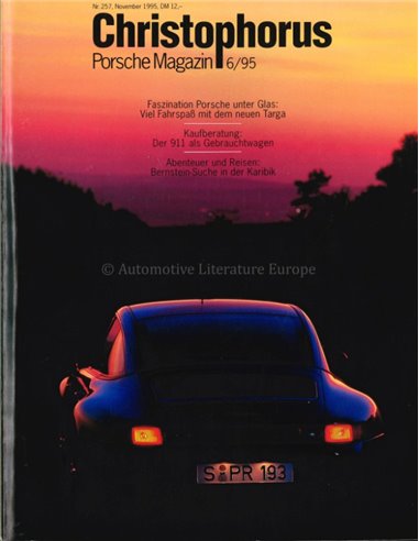 1995 PORSCHE CHRISTOPHORUS MAGAZINE 257 DUITS