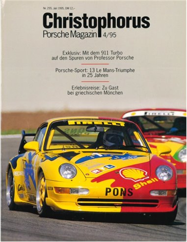 1995 PORSCHE CHRISTOPHORUS MAGAZINE 255 GERMAN